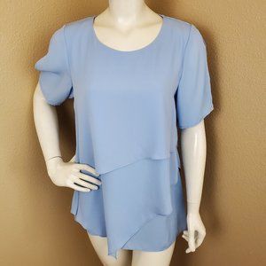 MICHAEL TYLER Layered Blouse Top S/P NEW